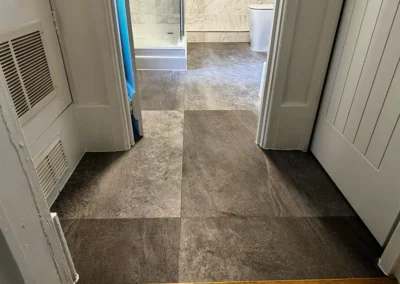 LVT or Luxury Vinyl Tiles for Bathrooms in Lyme Regis Dorset