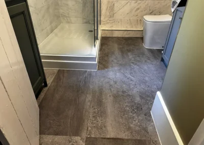 LVT or Luxury Vinyl Tiles for Bathrooms in Lyme Regis Dorset
