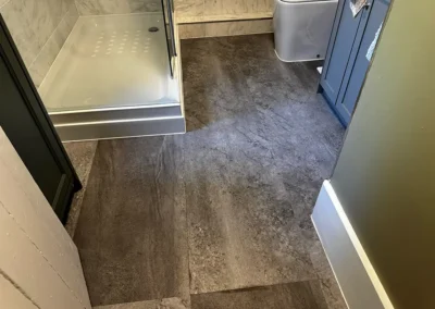 LVT or Luxury Vinyl Tiles for Bathrooms in Lyme Regis Dorset
